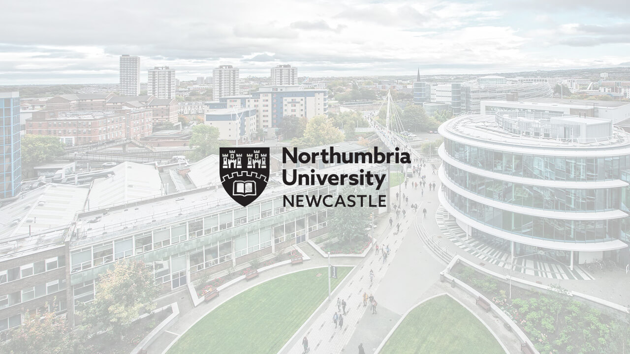 Northumbria Üniversitesi'nin modern kampüsüne ve çevresine genel bir bakış